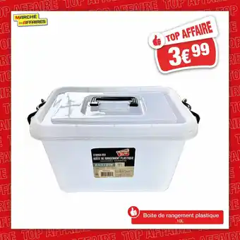 Boite de rangement plastique