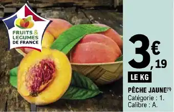 E.Leclerc PÊCHE JAUNE(¹) offre