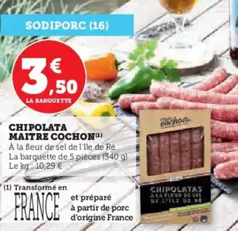 CHIPOLATA MAITRE COCHON(¹)