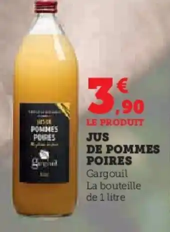 Super U JUS DE POMMES POIRES offre