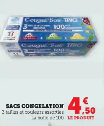 Super U SACS CONGELATION offre