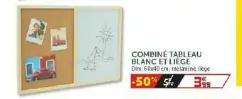 Gifi Combiné Tableau Blanc Et Liège offre