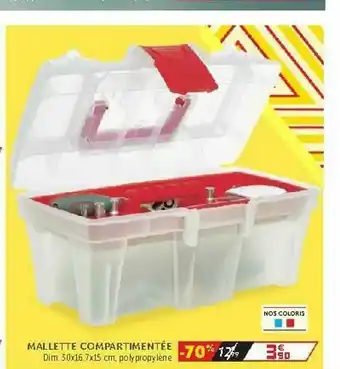 Gifi Mallette Compartimentée offre
