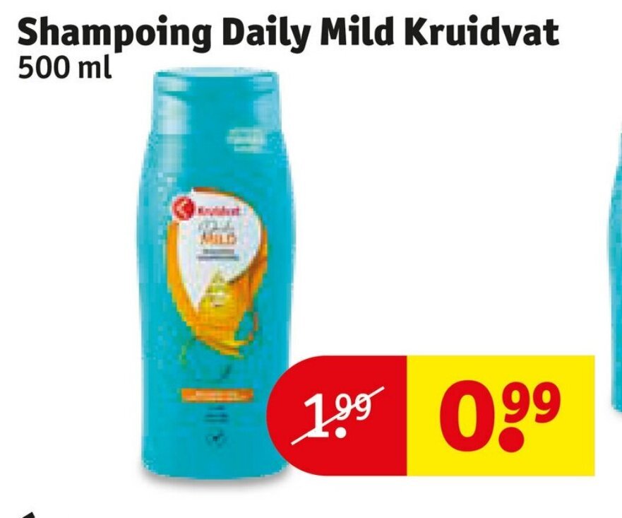 Promo Shampoing Daily Mild Kruidvat chez Kruidvat