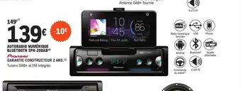E.Leclerc L'Auto AUTORADIO NUMÉRIQUE BLUETOOTH SPH-20DAB (4) offre
