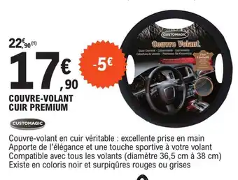 E.Leclerc L'Auto COUVRE-VOLANT CUIR PREMIUM offre