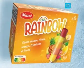 ALDI Mucci 8 bâtonnets rainbow kids offre