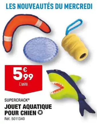 ALDI Supercrack jouet aquatique pour chien offre