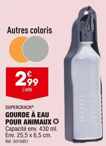 ALDI Supercrack gourde à eau pour animaux offre