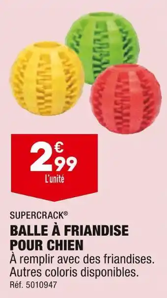 ALDI Supercrack balle à friandise pour chien offre