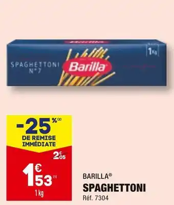 ALDI Barilla spaghettoni offre