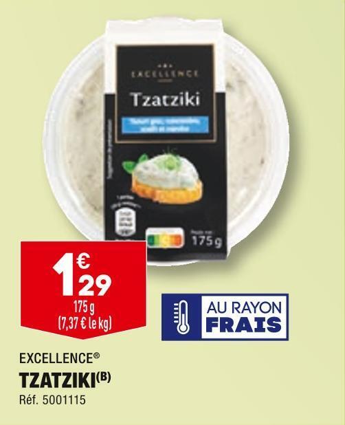 Promo Excellence tzatziki chez ALDI