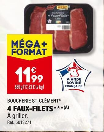 ALDI Boucherie st-clément 4 faux-filets offre