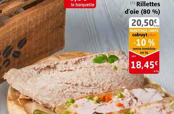 Colruyt Rillettes d'oie (80 %) offre