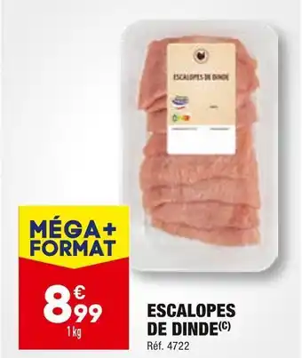 ALDI Escalopes de dinde offre