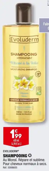 ALDI Evoluderm shampooing offre