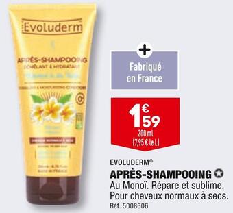 ALDI Evoluderm après-shampooing offre