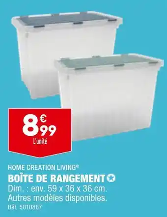ALDI Home creation living boîte de rangement offre