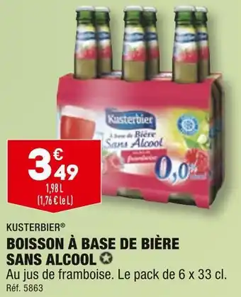 ALDI Kusterbier boisson à base de bière sans alcool offre