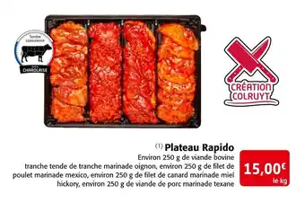 Colruyt Plateau rapido offre