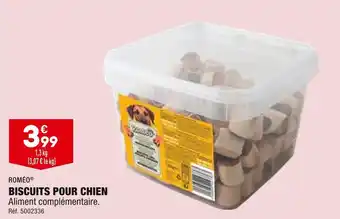 ALDI Roméo biscuits pour chien offre