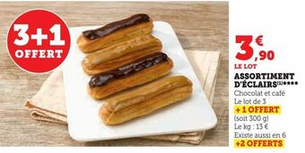 U Express Assortiment d'éclairs offre