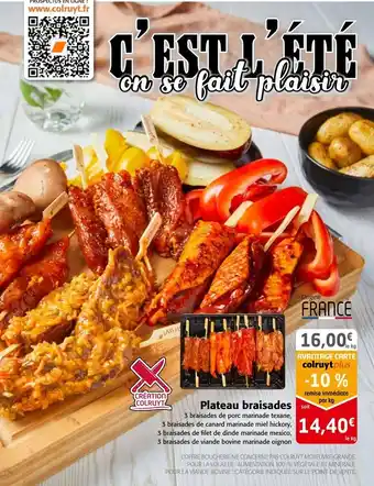 Colruyt Plateau braisades offre
