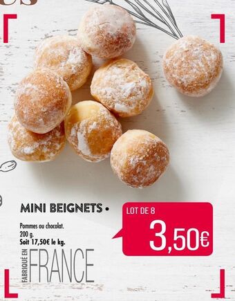 Match Mini beignets offre