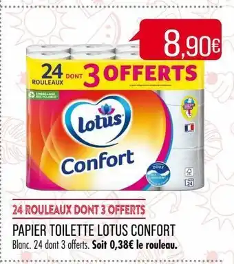 Match Papier toilette lotus confort offre