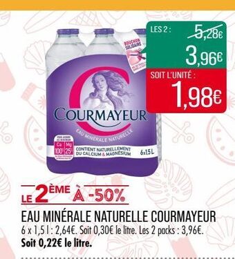 Match Eau minérale naturelle courmayeur offre