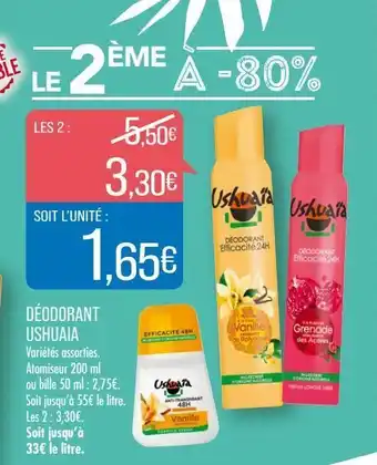 Match Déodorant ushuaia offre