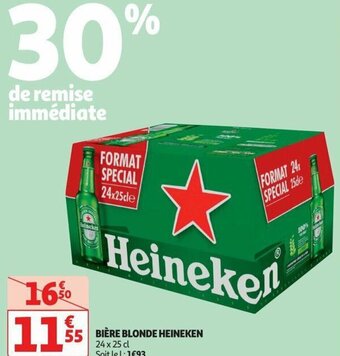 Auchan BIÈRE BLONDE HEINEKEN offre