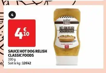 Auchan SAUCE HOT DOG RELISH offre