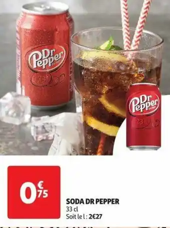 Auchan SODA DR PEPPER offre