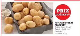 Hyper U POMME DE TERRE PRIMEUR(¹) offre
