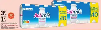 E.Leclerc ACTIMEL ORIGINAL ÉDITION LIMITÉE(3) offre