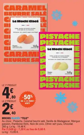 E.Leclerc MOCHIS GLACÉS "TILIZ" offre