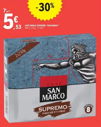 CAFÉ MOULU SUPREMO "SAN MARCO"