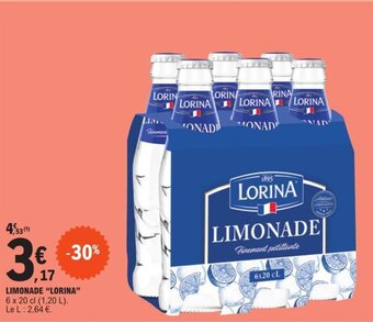 E.Leclerc LIMONADE "LORINA" offre