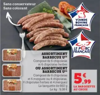 Super U ASSORTIMENT BARBECUE U offre