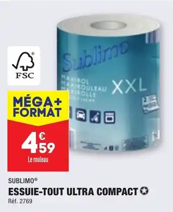ALDI ESSUIE-TOUT ULTRA COMPACT offre