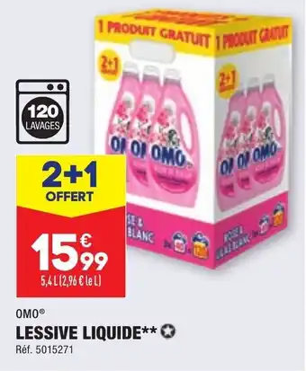 ALDI LESSIVE LIQUIDE**✪ OMOⓇ offre
