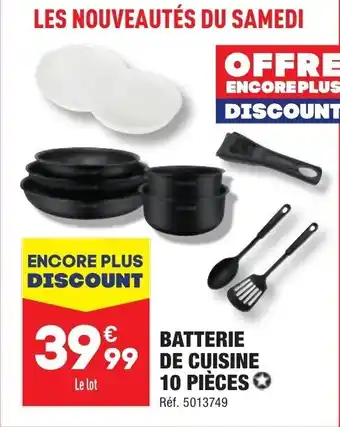 ALDI BATTERIE 99 DE CUISINE 10 PIÈCES offre