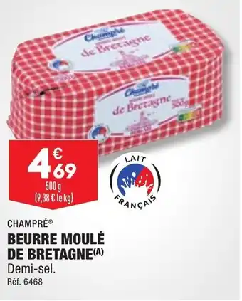 ALDI BEURRE MOULÉ DE BRETAGNE(A) offre