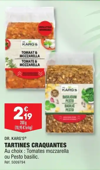 TARTINES CRAQUANTES