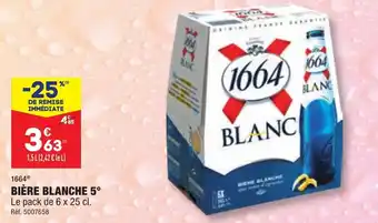 ALDI BIÈRE BLANCHE 5° offre