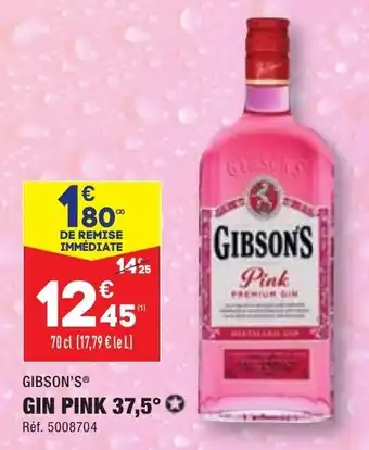 ALDI GIN PINK 37,5° offre