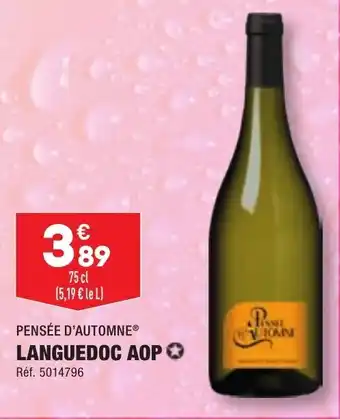 ALDI PENSÉE D'AUTOMNEⓇ LANGUEDOC AOP offre