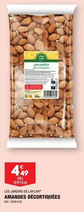 ALDI AMANDES DÉCORTIQUÉES offre