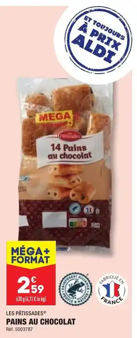ALDI PAINS AU CHOCOLAT offre